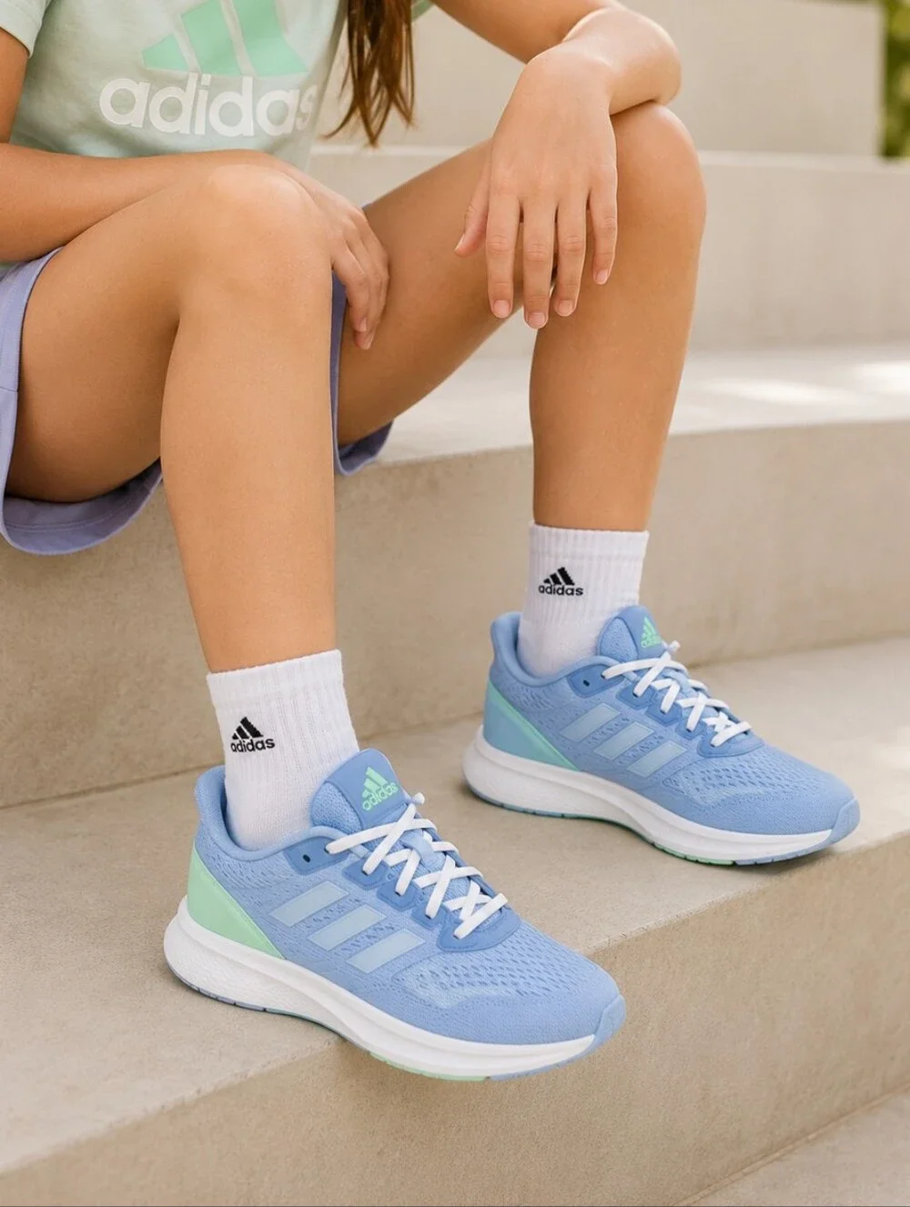 Adidas Ultrarun 5 Athetic Gym Shoes Size 4.5 US NWT